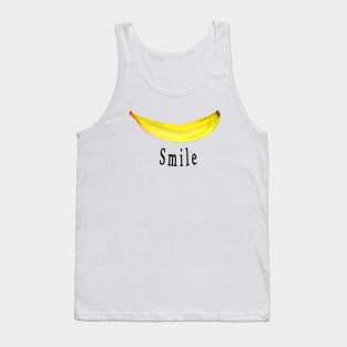 Smile - banana in watercolors Tank Top